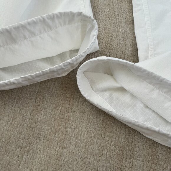 MICHAEL Michael Kors High Rise Wide Leg Cotton Cargo Pants 2 - Picture 9 of 11